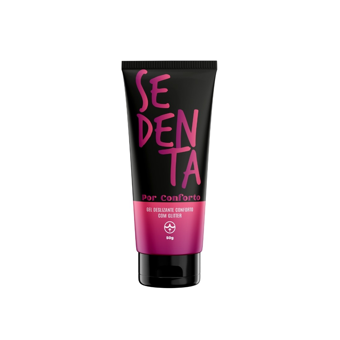 SEDENTA POR CONFORTO – GEL DESLIZANTE COM GLITTER (50g)