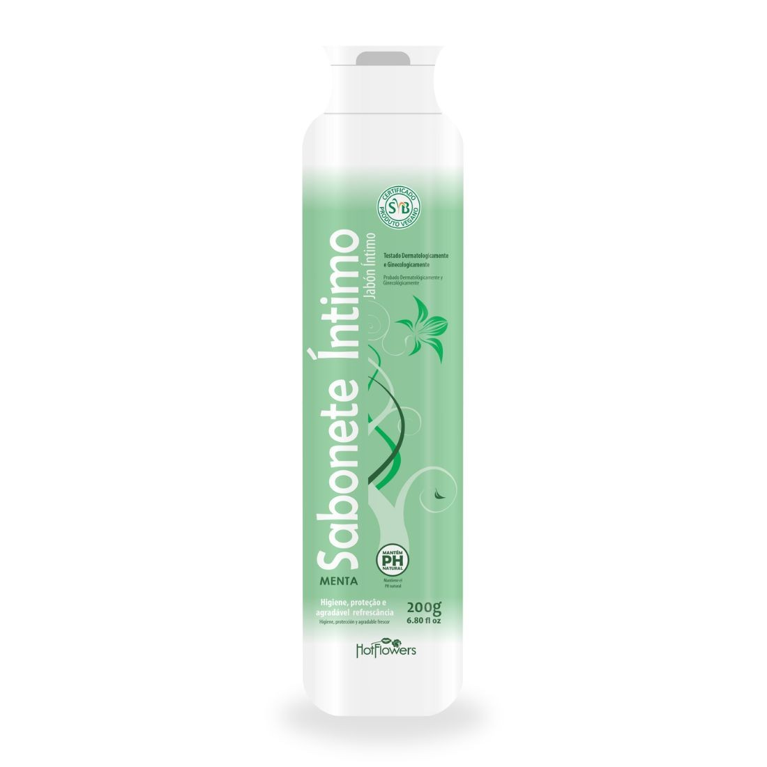 SABONETE ÍNTIMO DE MENTA (200g) | HOT FLOWERS