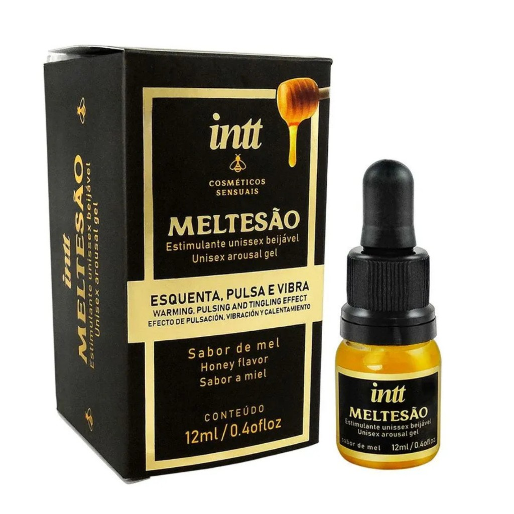 MELTESÃO INTT - VIBRADOR LIQUIDO COM SABOR DE MEL