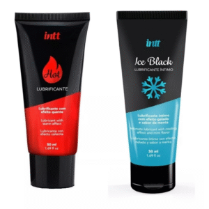 DUPLA INTT - ELE E ELA - GEL HOT MORANGO / GEL ICE HALLS