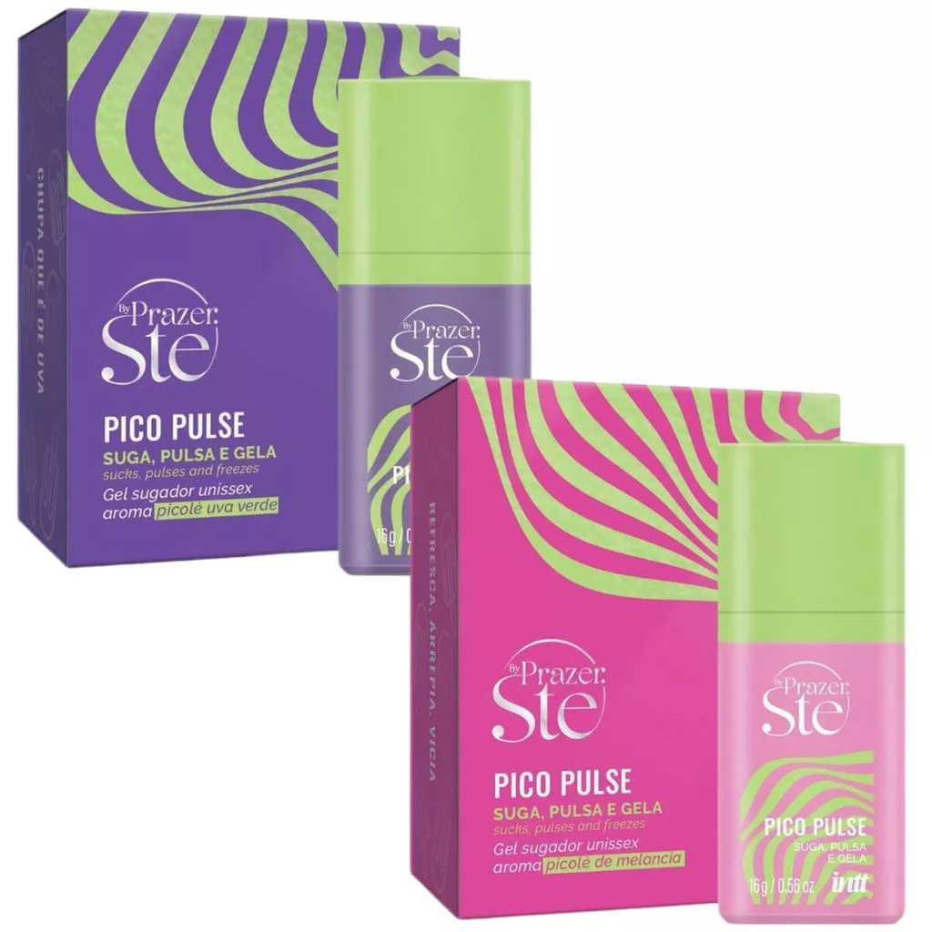 PICO PULSE - SUGA - VIBRA - PULSA ( SABOR MELANCIA OU UVA VERDE)